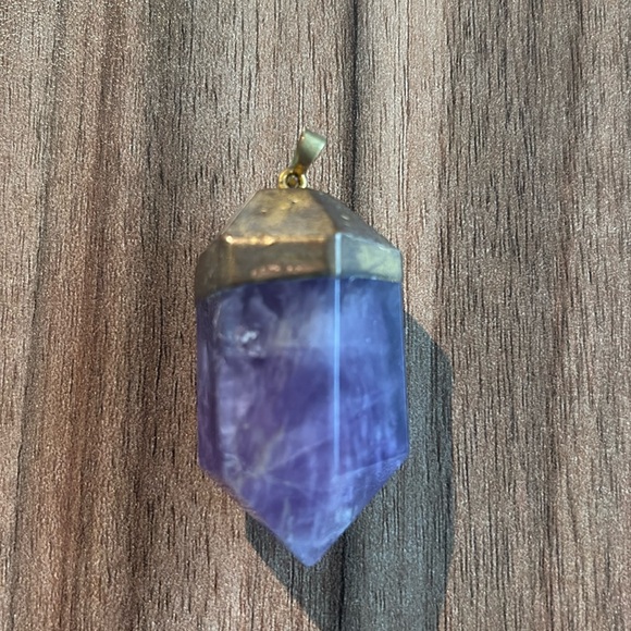 Purple Quartz pendant - Picture 1 of 2